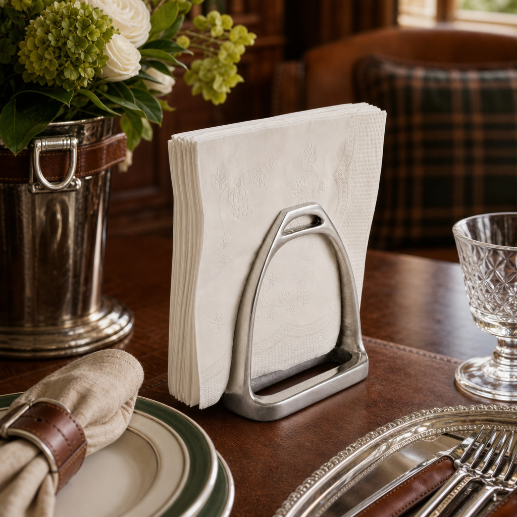 Arthur Court Designs - Equestrian Stirrup Napkin Holder