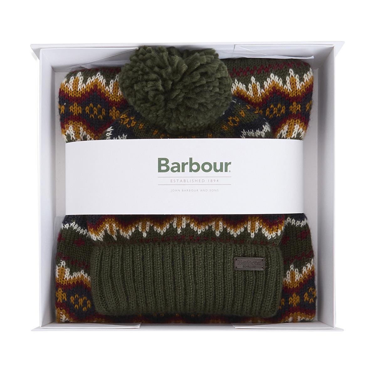 Barbour Case Fair Isle Dog Gift Set