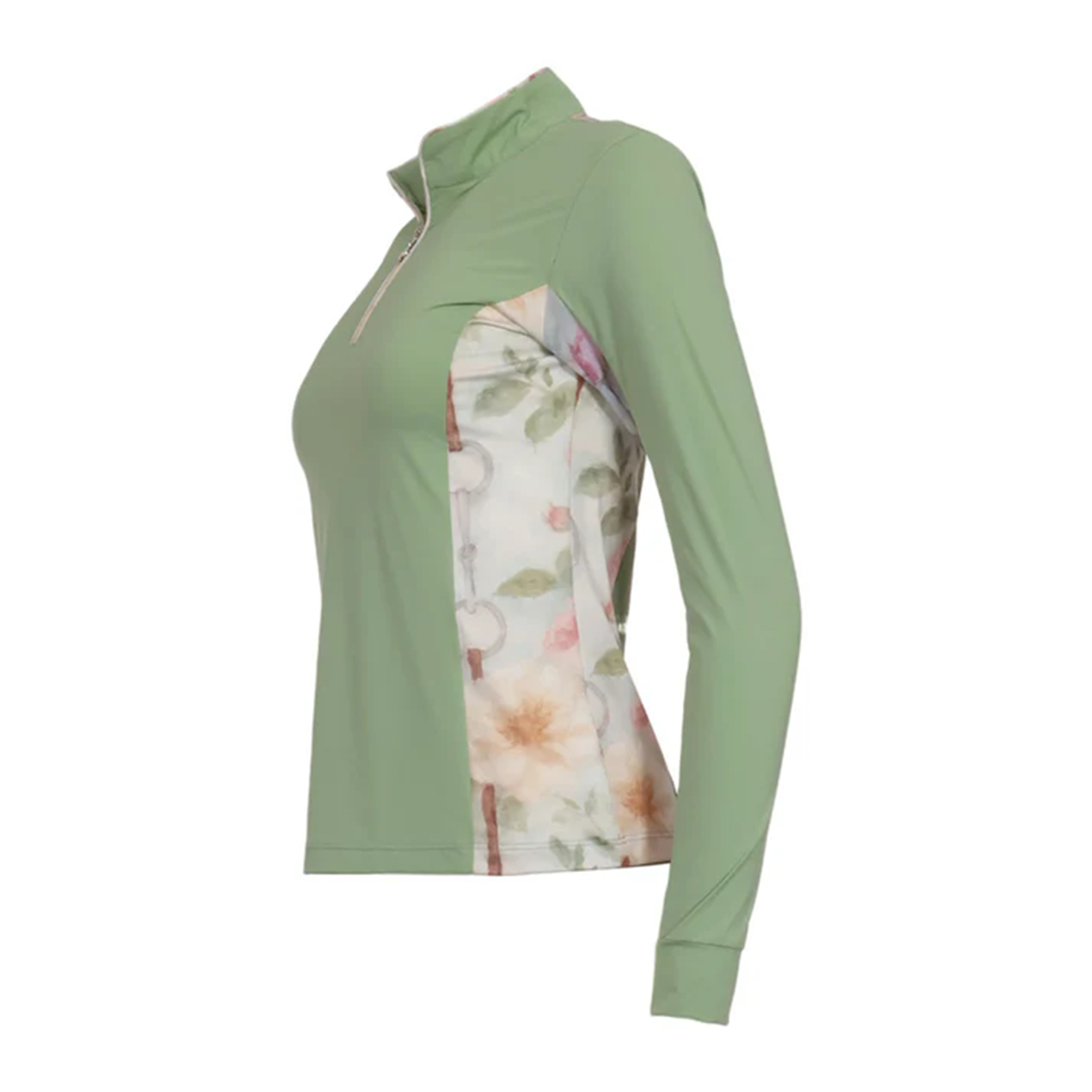 Dapplebay Women's Grace 1/4 Zip Long Sleeve Riding Top