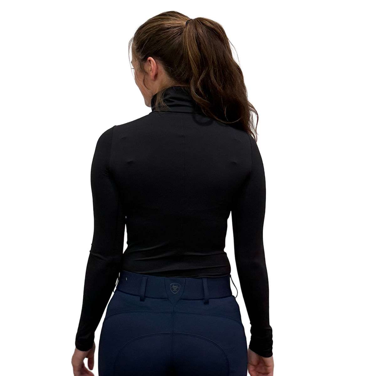 TKEQ Chloe High Collar Technical Top