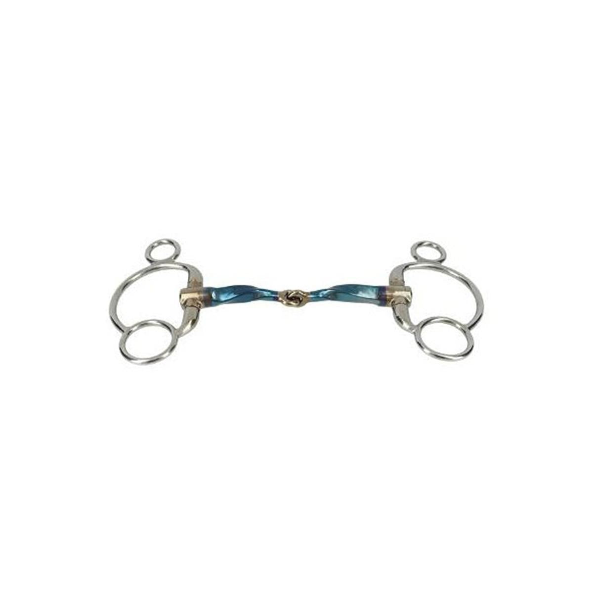 Trust Sweet Iron Slow Twist Jointed 2.5 Ring Eggbutt Bit