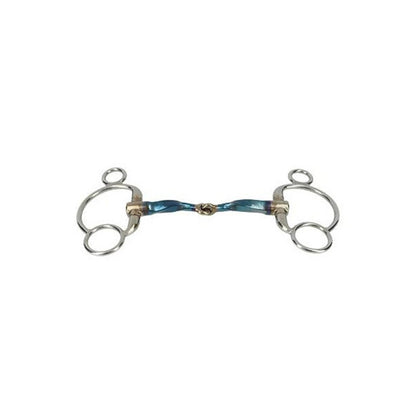 Trust Sweet Iron Slow Twist Jointed 2.5 Ring Eggbutt Bit