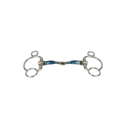 Trust Sweet Iron Slow Twist Jointed 2.5 Ring Eggbutt Bit
