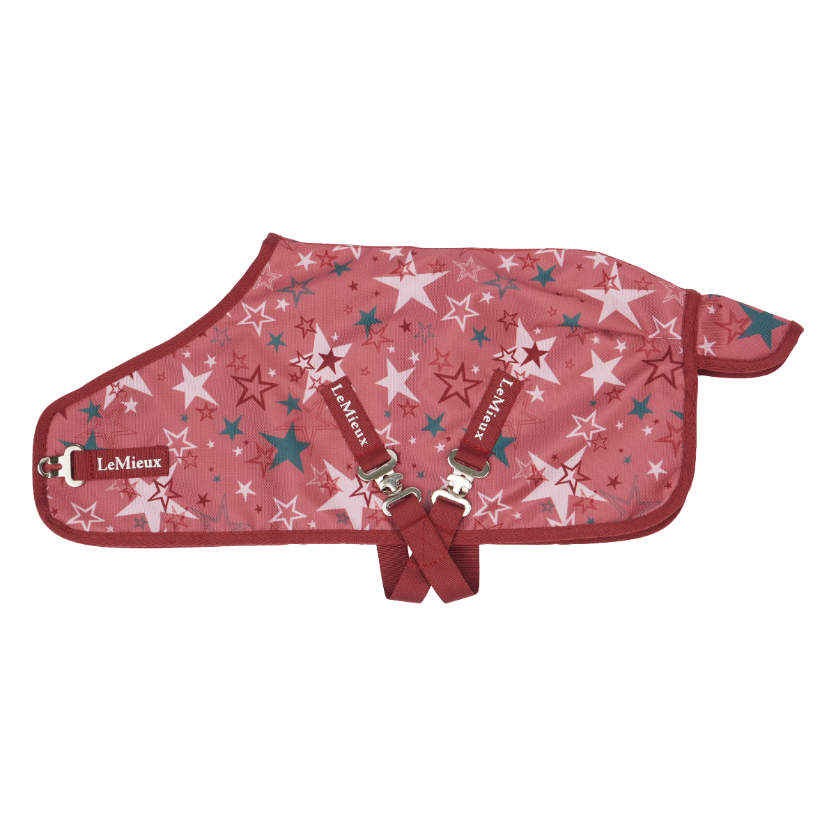 LeMieux Toy Pony Printed Turnout Rug-Spiced Earth-Side View