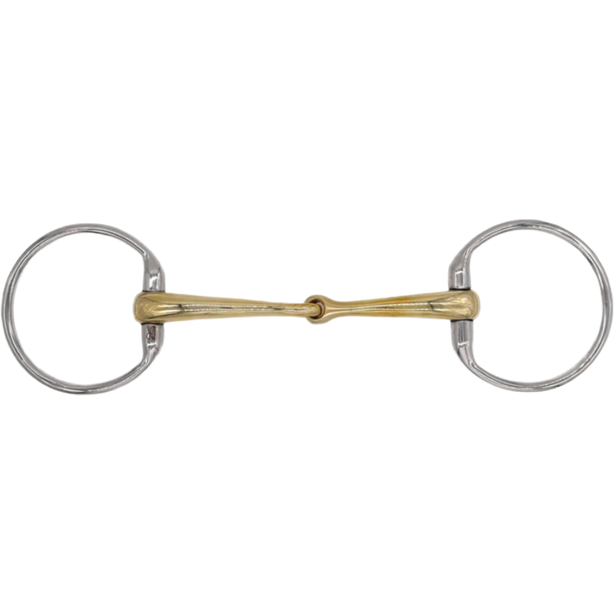 AJR Single Jointed Golden Ease Eggbutt Bit