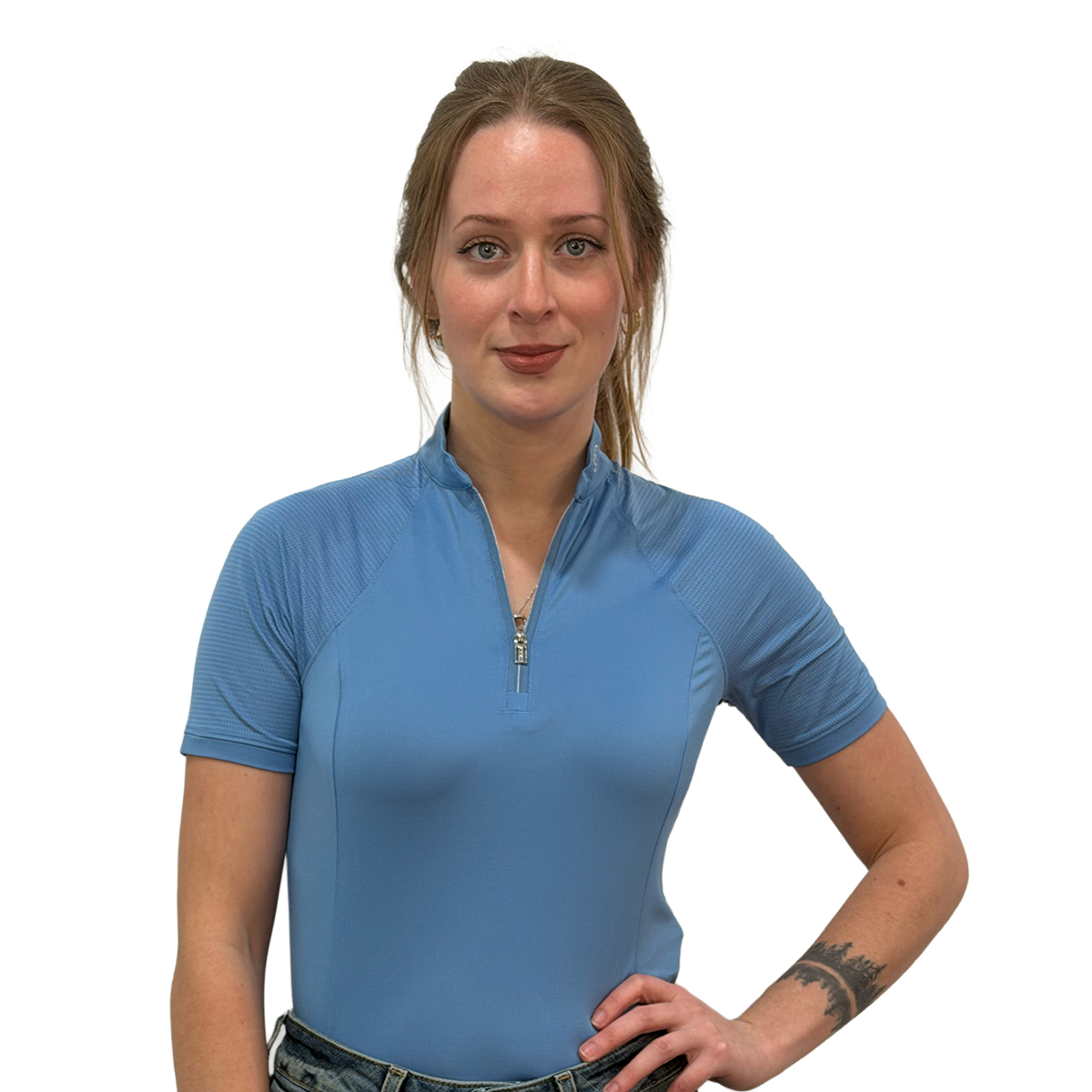 Ariat Women's Soquel 1/4 Zip Short Sleeve Baselayer