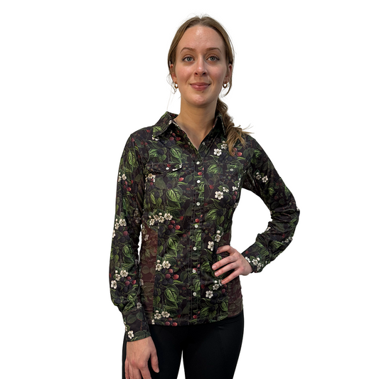 Dapplebay Women's Blackberry Daze Western Top