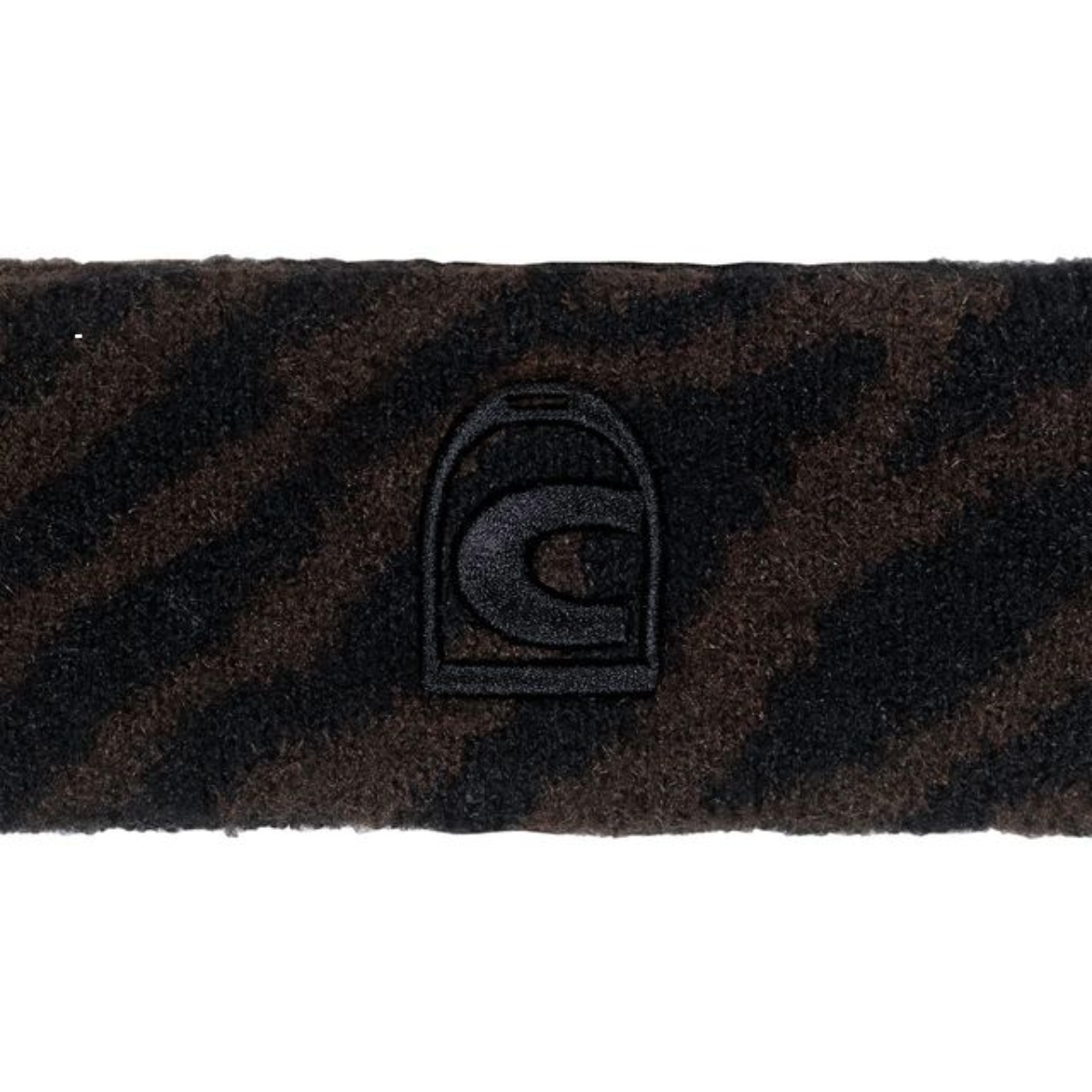 Cavallo Women's Cavaldove Knitted Headband-Black Cafe-Logo View