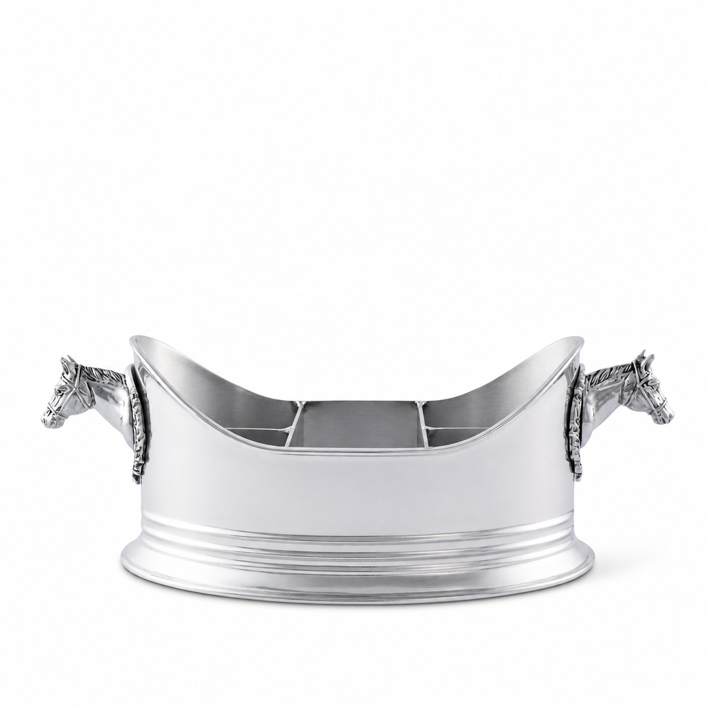 Arthur Court Designs - Horse Head Silverware Caddy