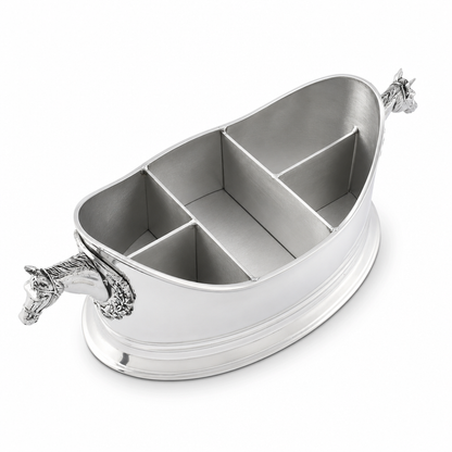 Arthur Court Designs - Horse Head Silverware Caddy