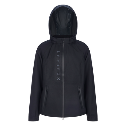 LeMieux Young Rider Tessa Waterproof Jacket - Black - Front View