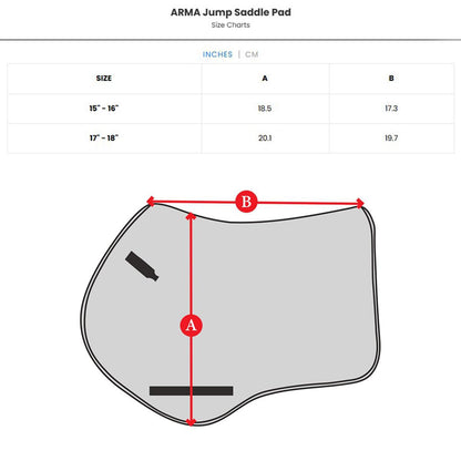 Shires Arma Jump Saddle Pads