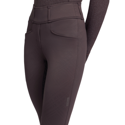 LeMieux Women's Heritage Check Bregging-Cocoa-Model view