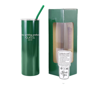 Equine & Design Skinny Tumblers - 20oz