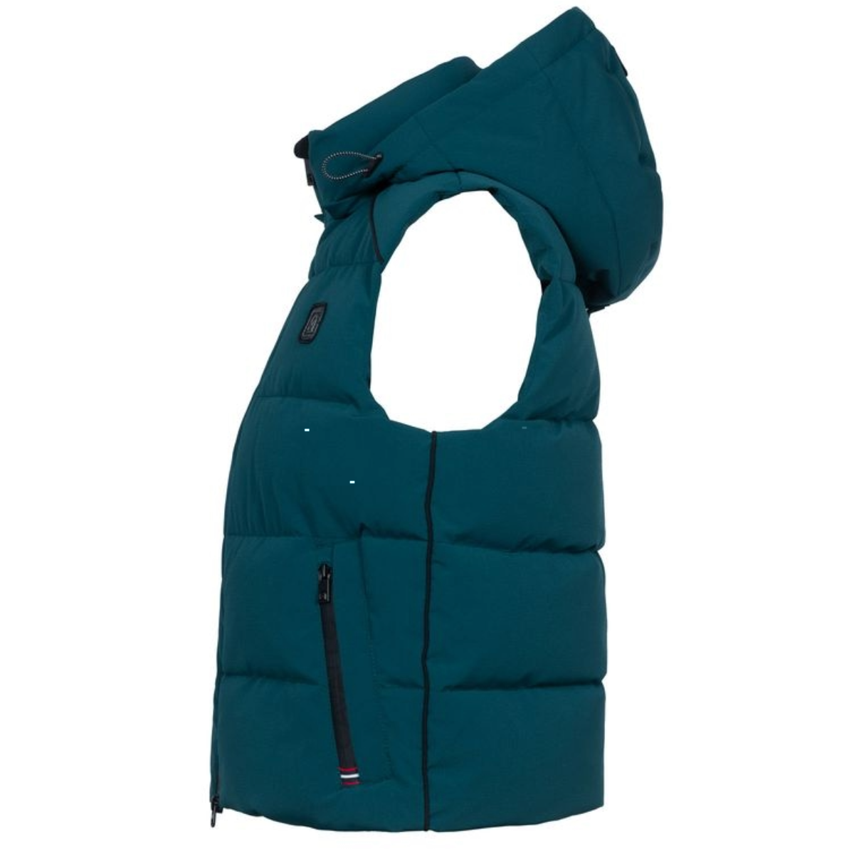 Cavallo Women's Cavaldiana Quilted Vest-Dark Peacock-Side View