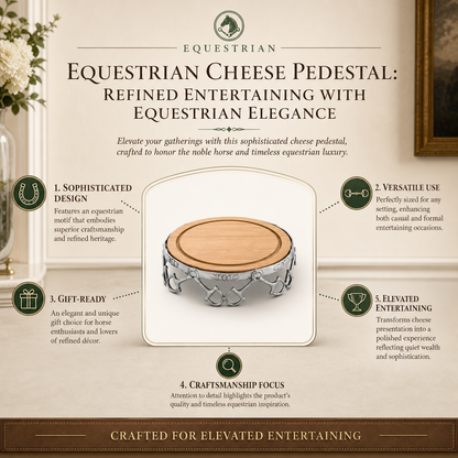 Arthur Court Designs - Equestrian Cheese Pedestal