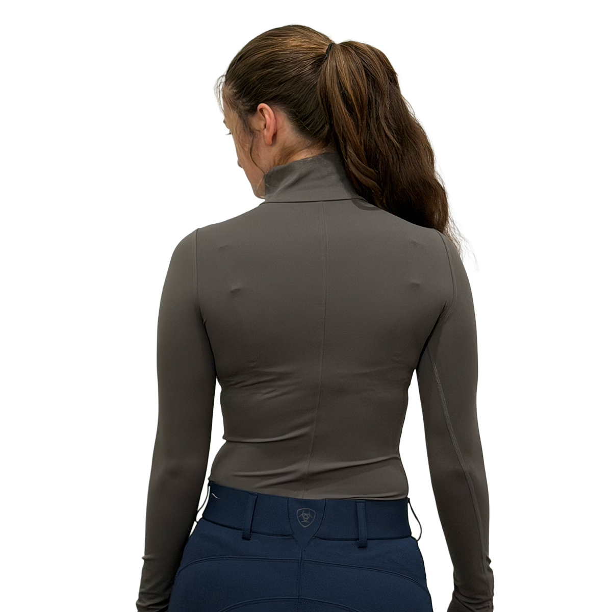 TKEQ Chloe High Collar Technical Top