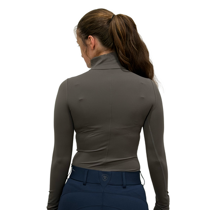 TKEQ Chloe High Collar Technical Top