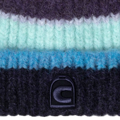 Cavallo Women's Cavalduni Knitted Hat-Dusty Plum-Logo View