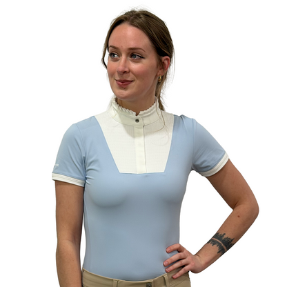 LeMieux Women's Sophia Pleated Short Sleeve Show Shirt
