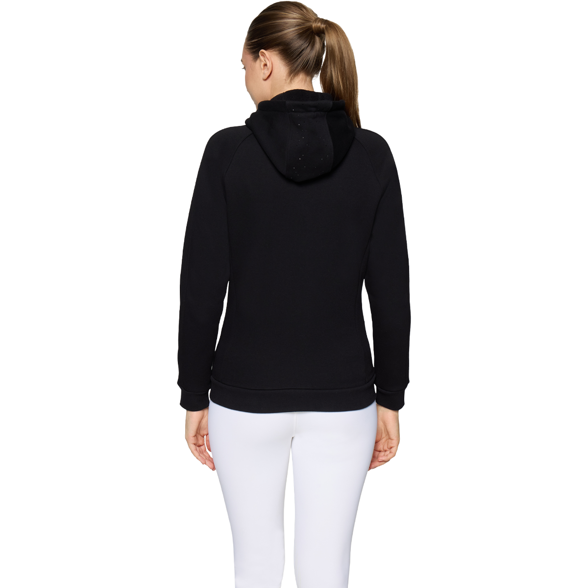 Samshield Women's Ivy Long Sleeve Sweatshirt, Black, back view