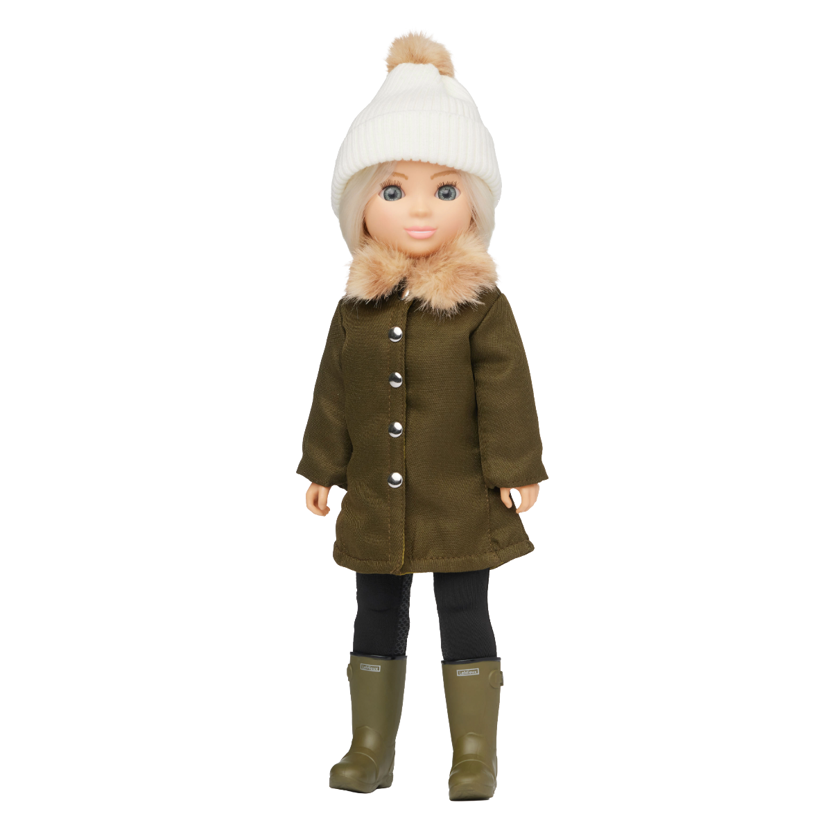LeMieux Toy Rider Winter Country Outfit model view in green