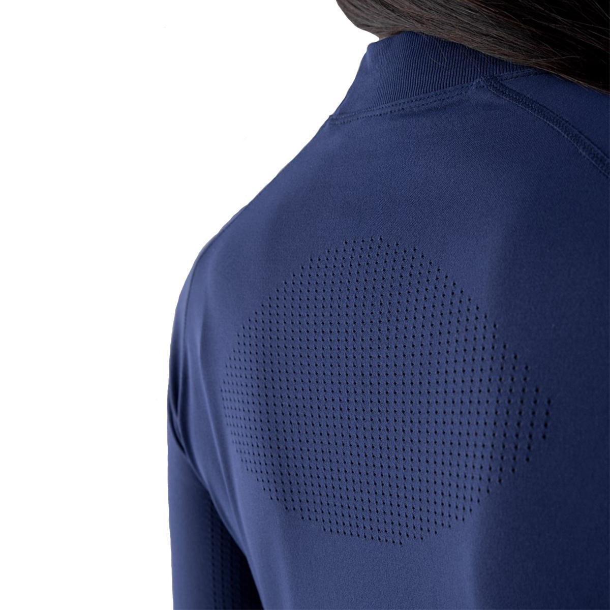 Equiline Women's Ceam Seamless Long Sleeve Polo