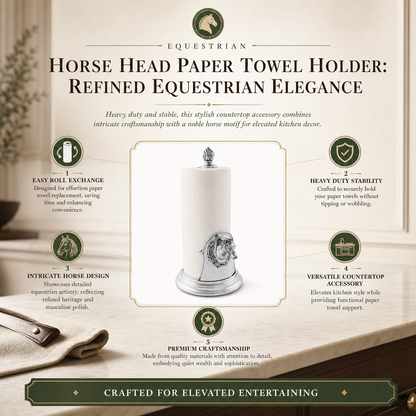 Arthur Court Designs - Horse Head Paper Towel Holder