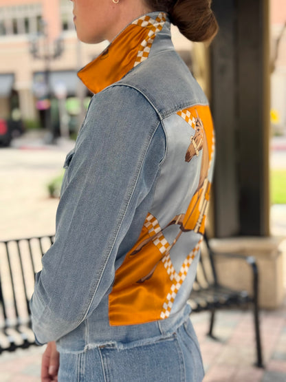 The Light Denim Jacket / Silk & Saddle