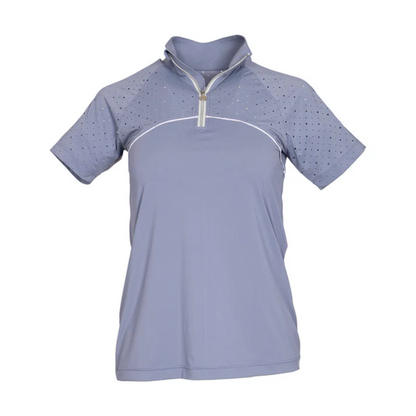 Dapplebay Women's Lady 1/4 Zip Aircut Short Sleeve Riding Top