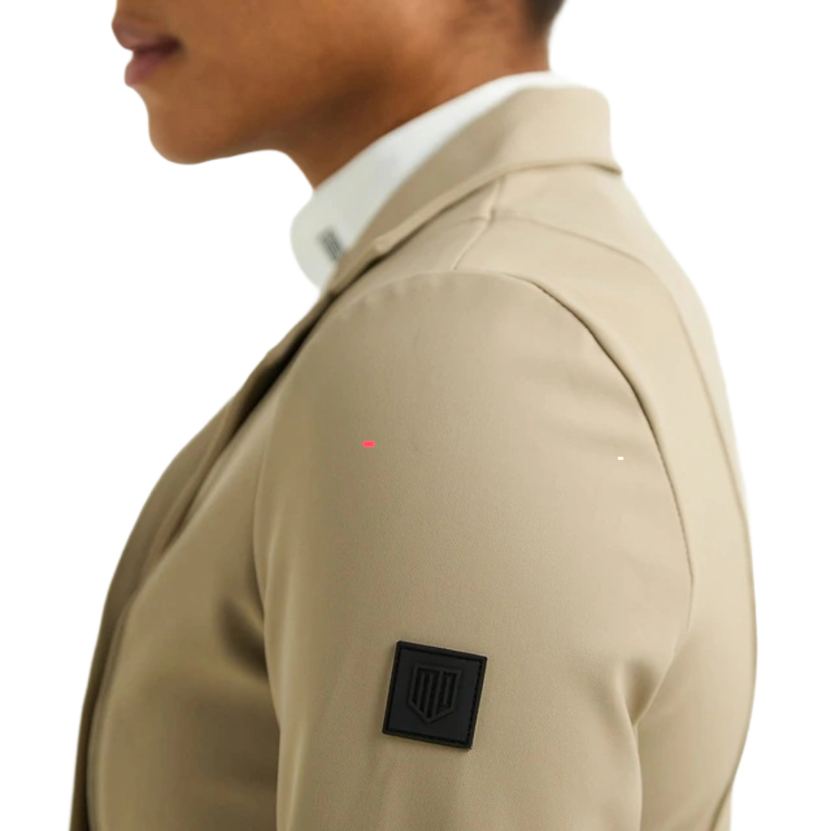 Maya Delorez Women's Show Jacket-Beige-Logo View