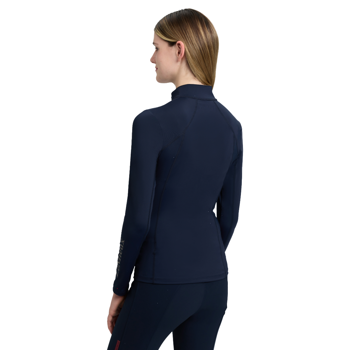 LeMieux Women's Classique Base Layer - Navy - Back View