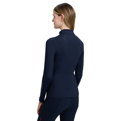 LeMieux Women's Classique Base Layer - Navy - Back View