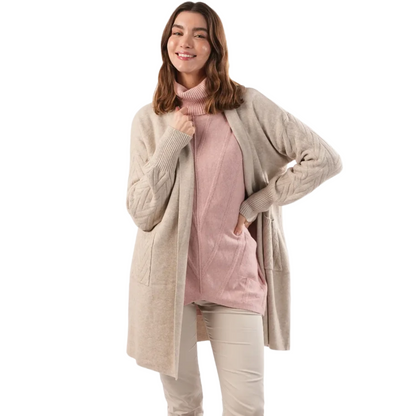 Welligogs Women's Cable Knit Cardigan
