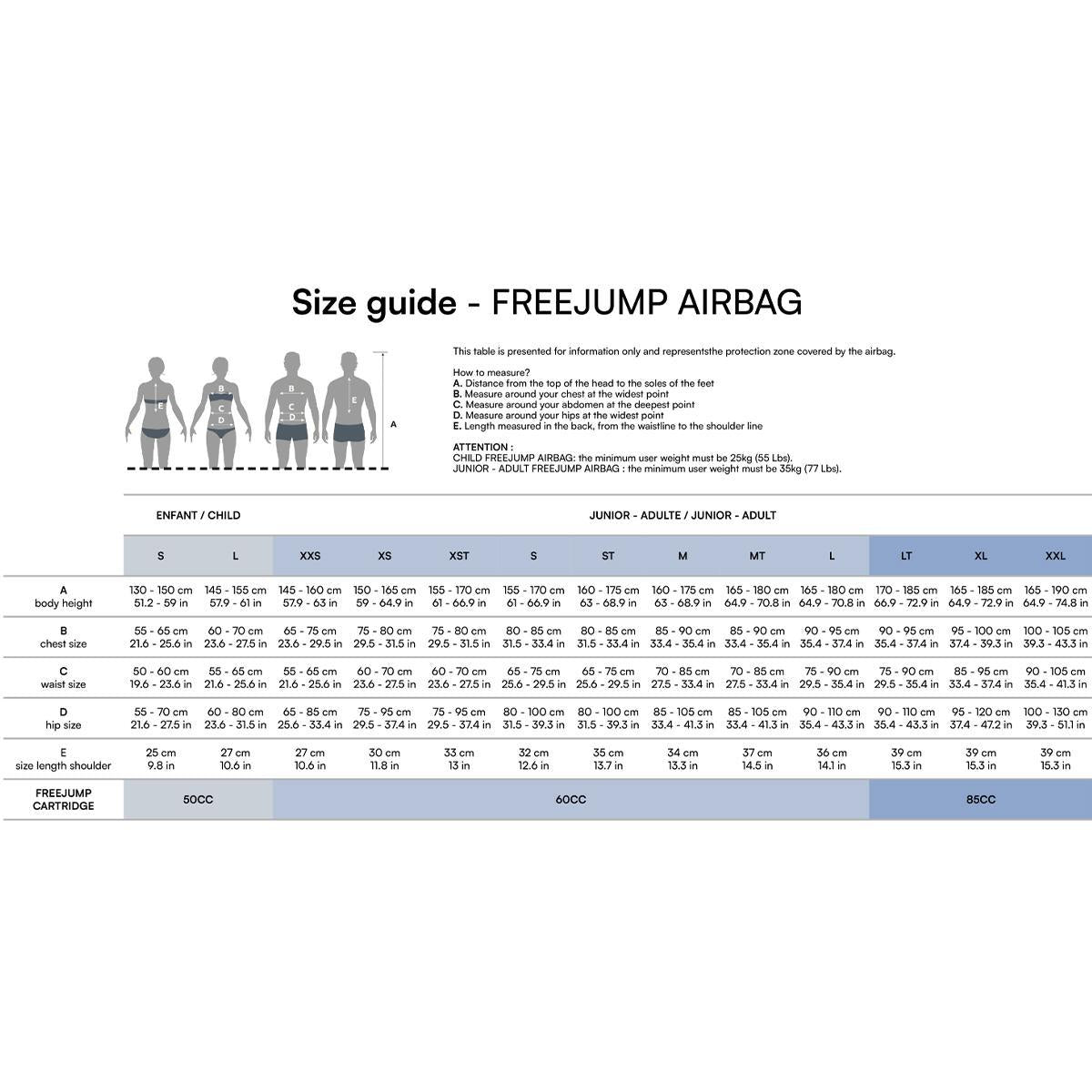 Freejump Safety Vest Replacement Co2 Canisters