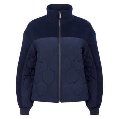 LeMieux Women's Chloe Bomber Jacket - Navy - Front View