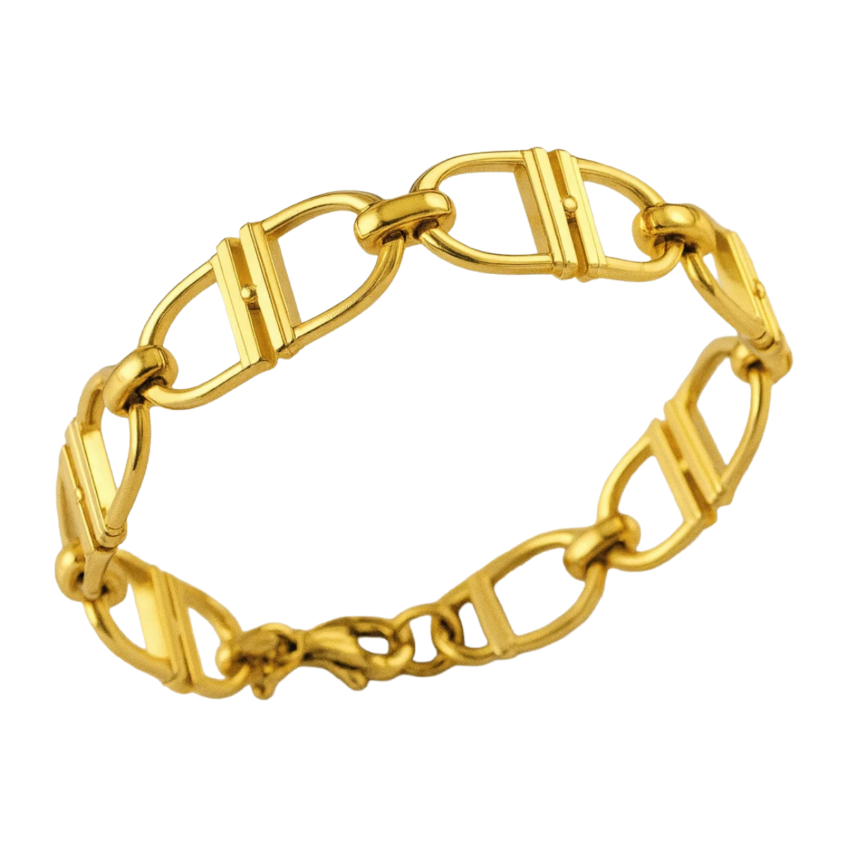 Ela Jae Back to Back Stirrup Bracelet