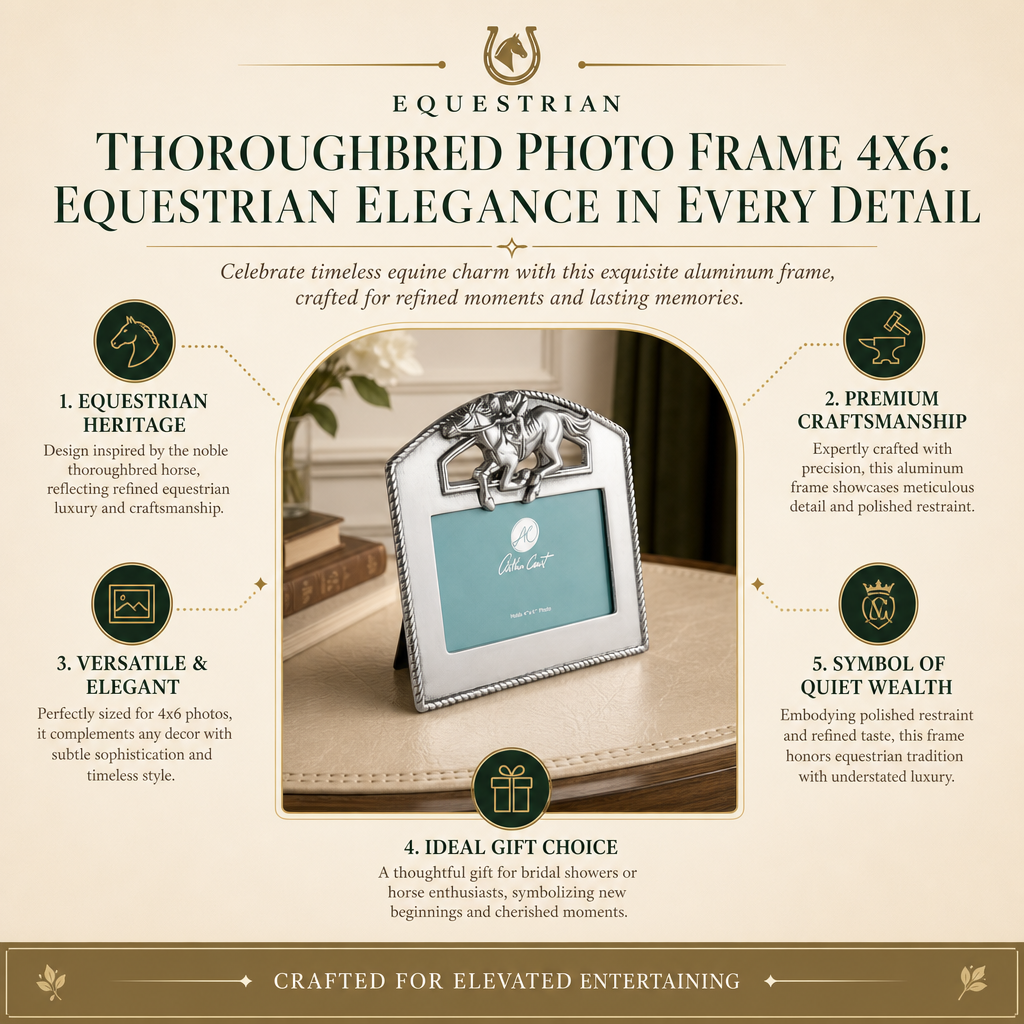 Arthur Court Designs - Thoroughbred Photo Frame 4x6