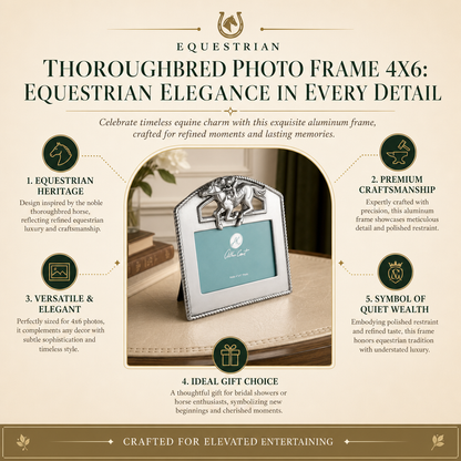 Arthur Court Designs - Thoroughbred Photo Frame 4x6