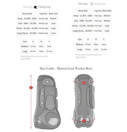 LeMieux Motion Cool Tendon Boot