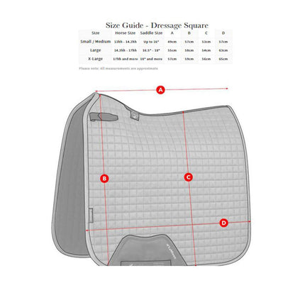 LeMieux Crystal Suede Dressage Square Pad