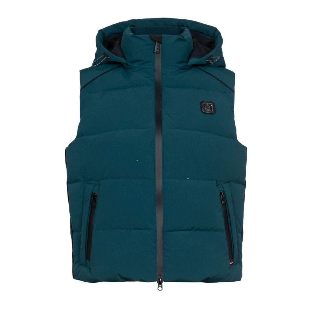 Cavallo Women's Cavaldiana Quilted Vest-Dark Peacock-Front View