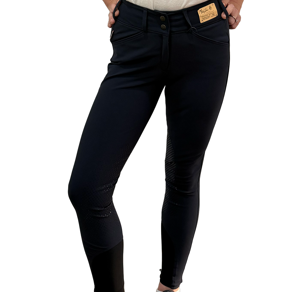 Tailored Sportsman Ladies TechLight Front Zip Boot Sock Silicone Patch Breeches