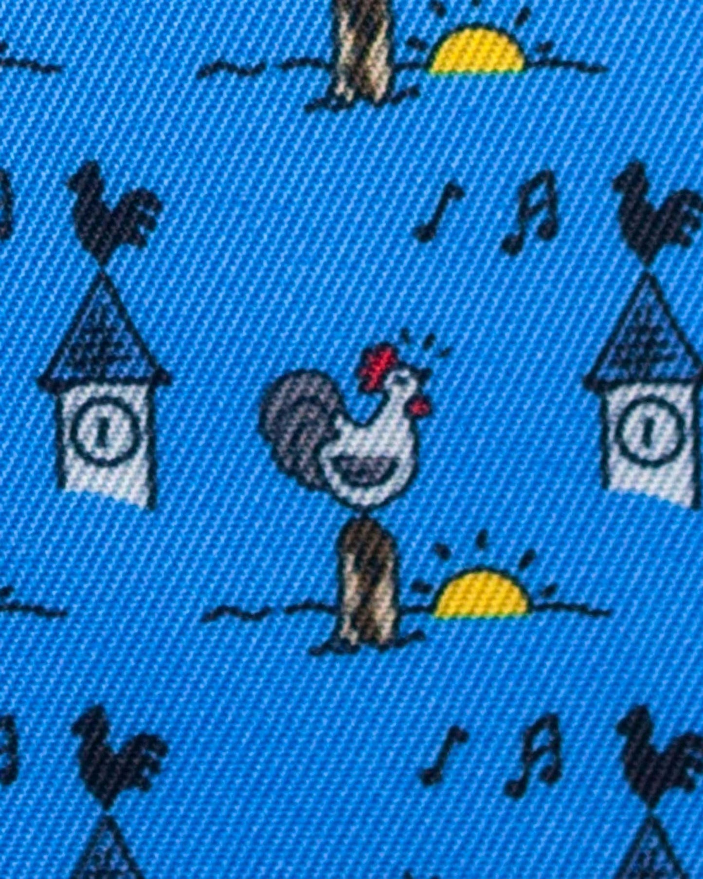 Essex Classics  Cock-a-Doodle-Do Ladies Talent Yarn Straight Collar Long Sleeve Show Shirt