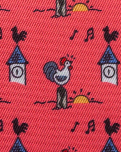 Essex Classics  Cock-a-Doodle-Do Ladies Talent Yarn Straight Collar Long Sleeve Show Shirt