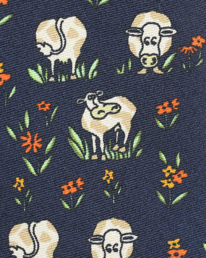 Essex Classics  Happy Cows Ladies Talent Yarn Straight Collar Short Sleeve Show Shirt