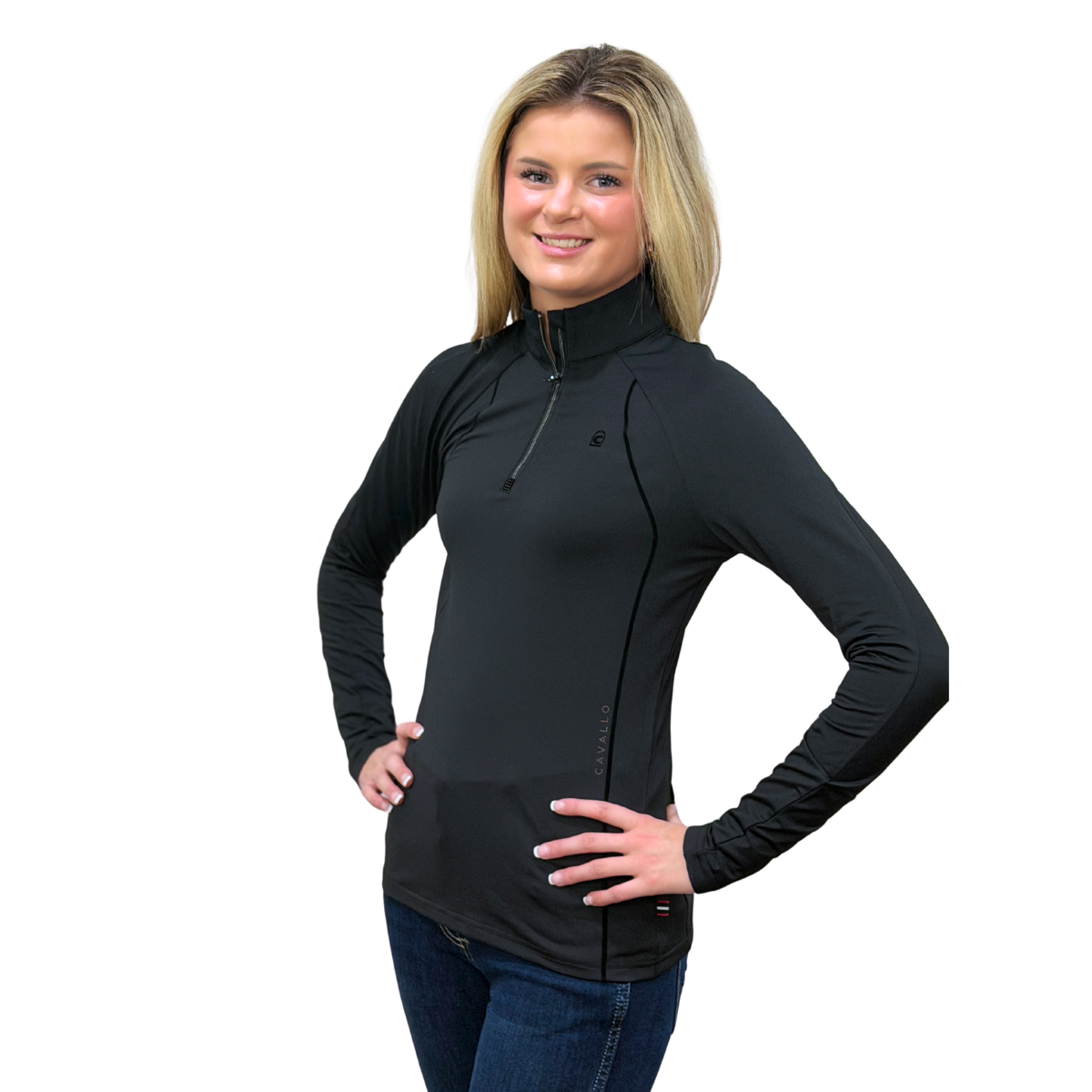 Cavallo Women's Cavaldivya HalfZip Long Sleeve Shirt