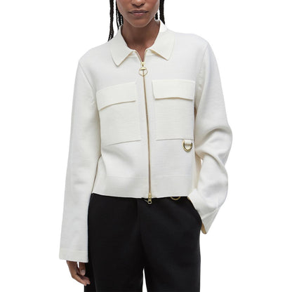 Barbour Women's Alma Knitted Zip Through Cardigan