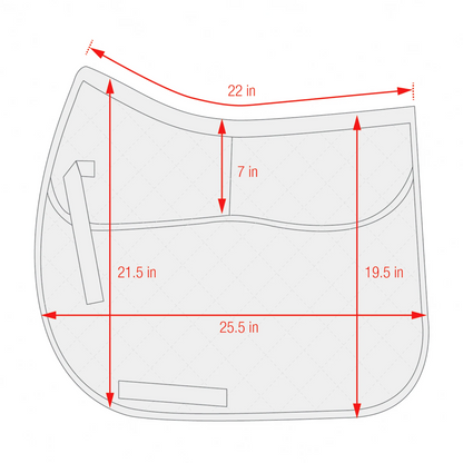 ECP Quilted Correction All Purpose Pad-Size Chart