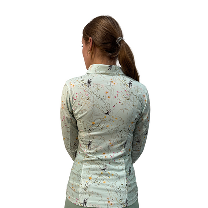 Dapplebay  Dragonfly Meadow Button Down Western Shirt